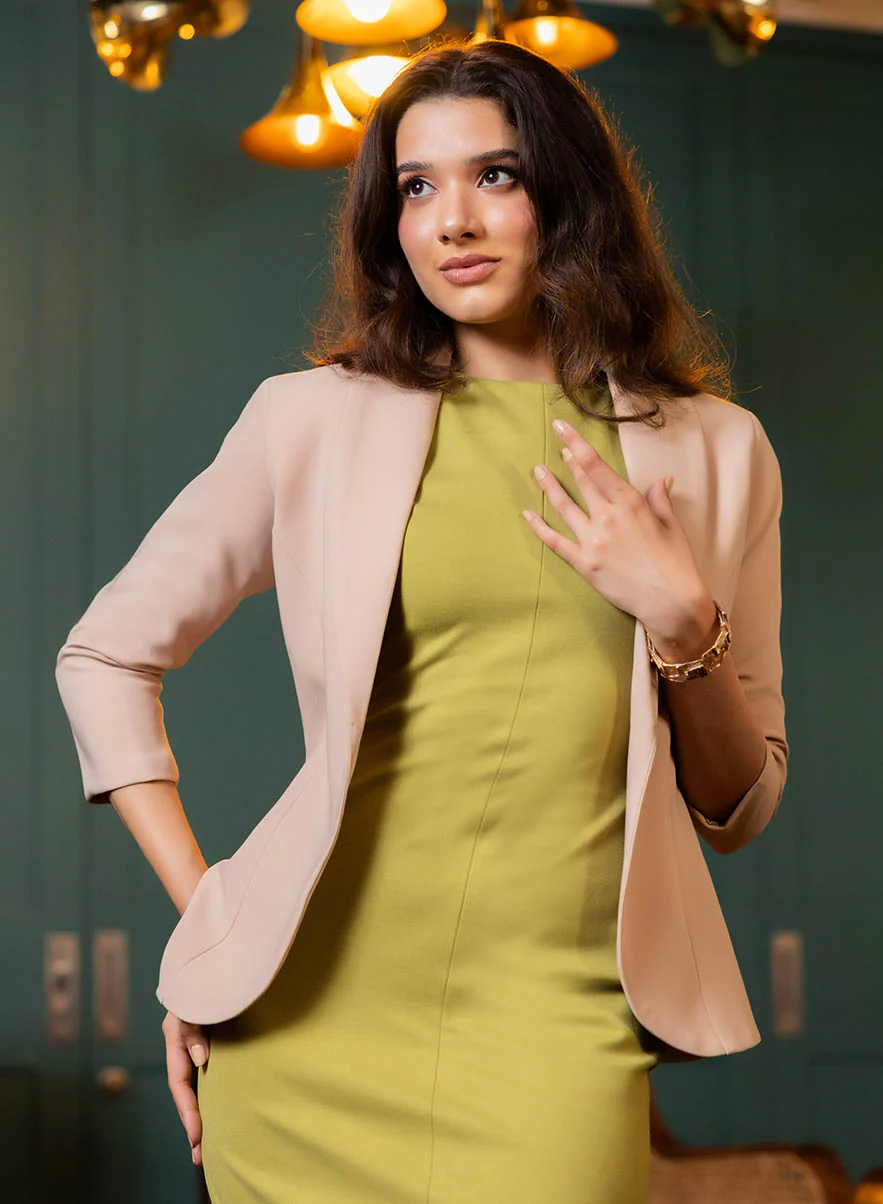 Basic Lapel Collared Blazer
