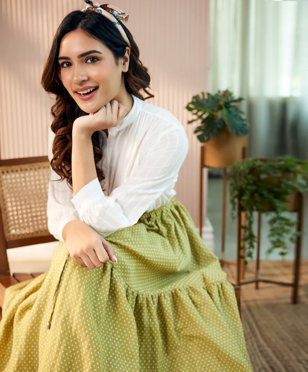 Beach Cotton Maxi Skirt - Image 4