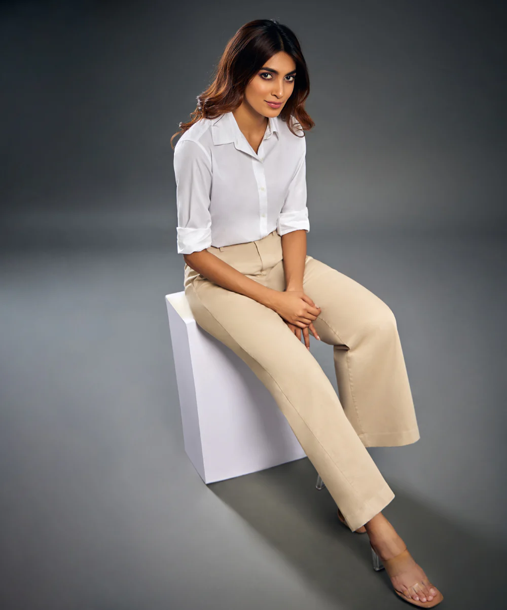 Beige Twill Formal Pant - Image 6