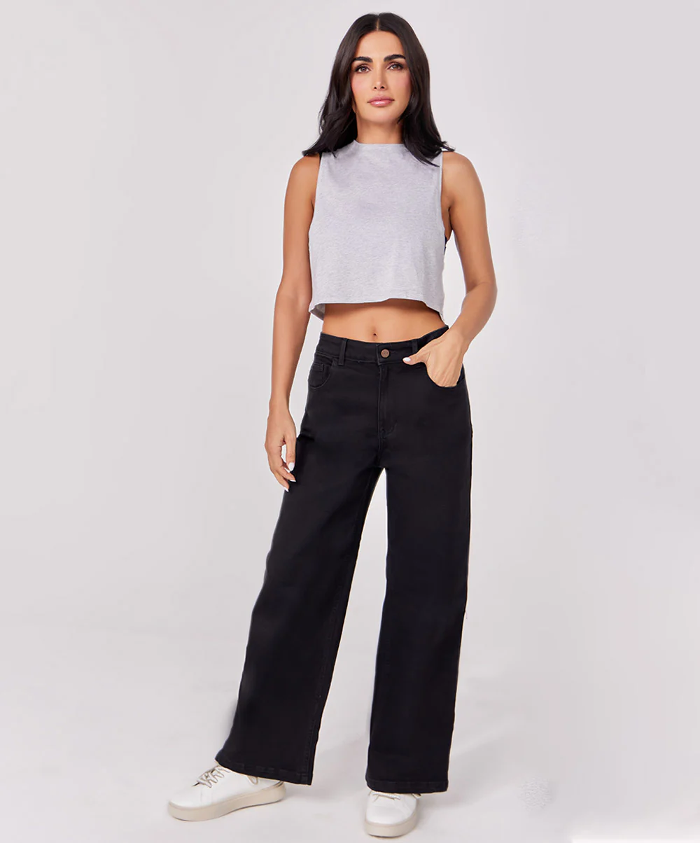Black Denim Pant