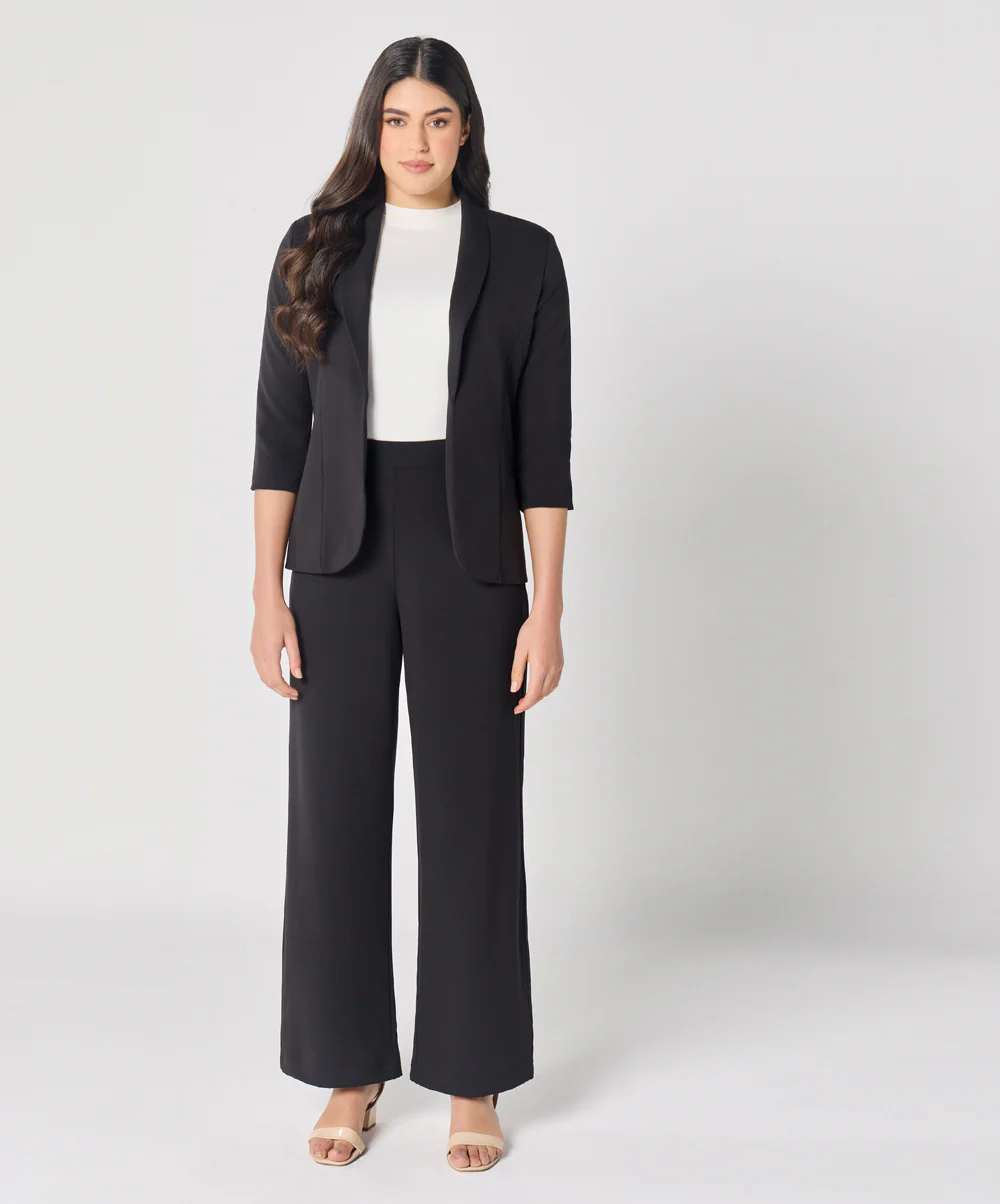 Black Flared Formal Pant - Image 7