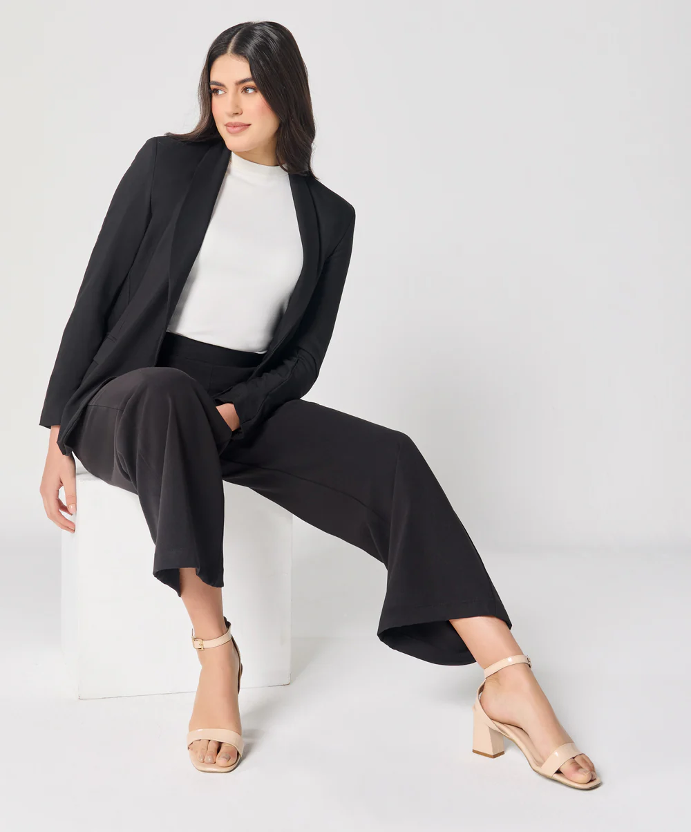 Black Oversized Every Day Blazer - Image 2