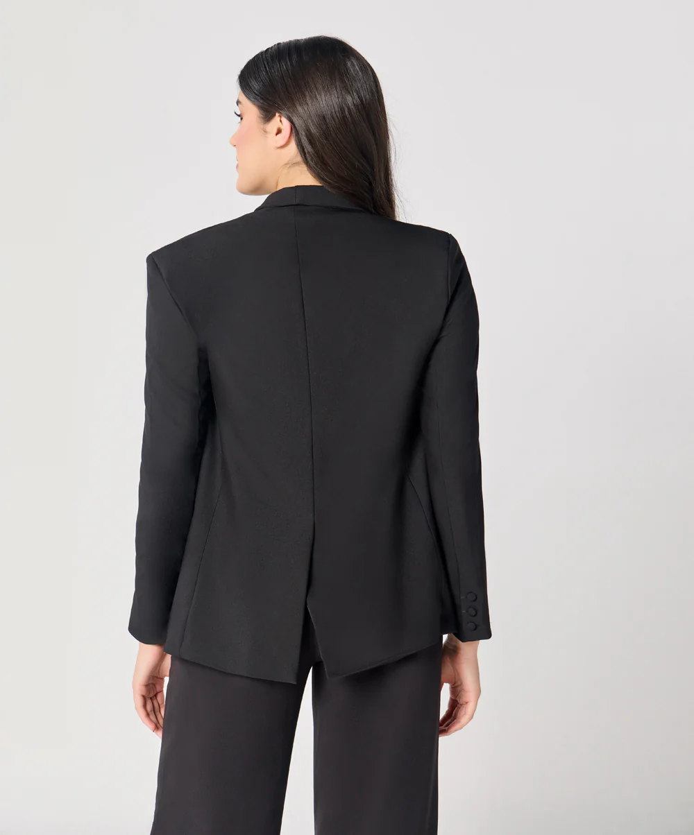 Black Oversized Every Day Blazer - Image 6