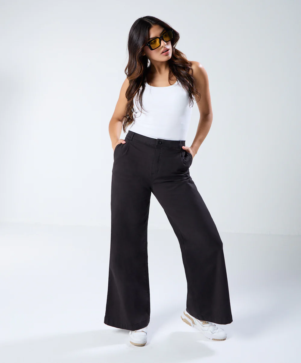 Black Twill Pant (Long length) - Image 5