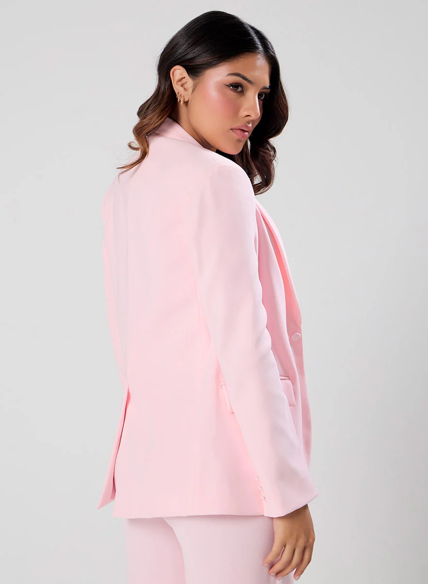 Blazer & Pant Set - Pastel Pink - Image 5