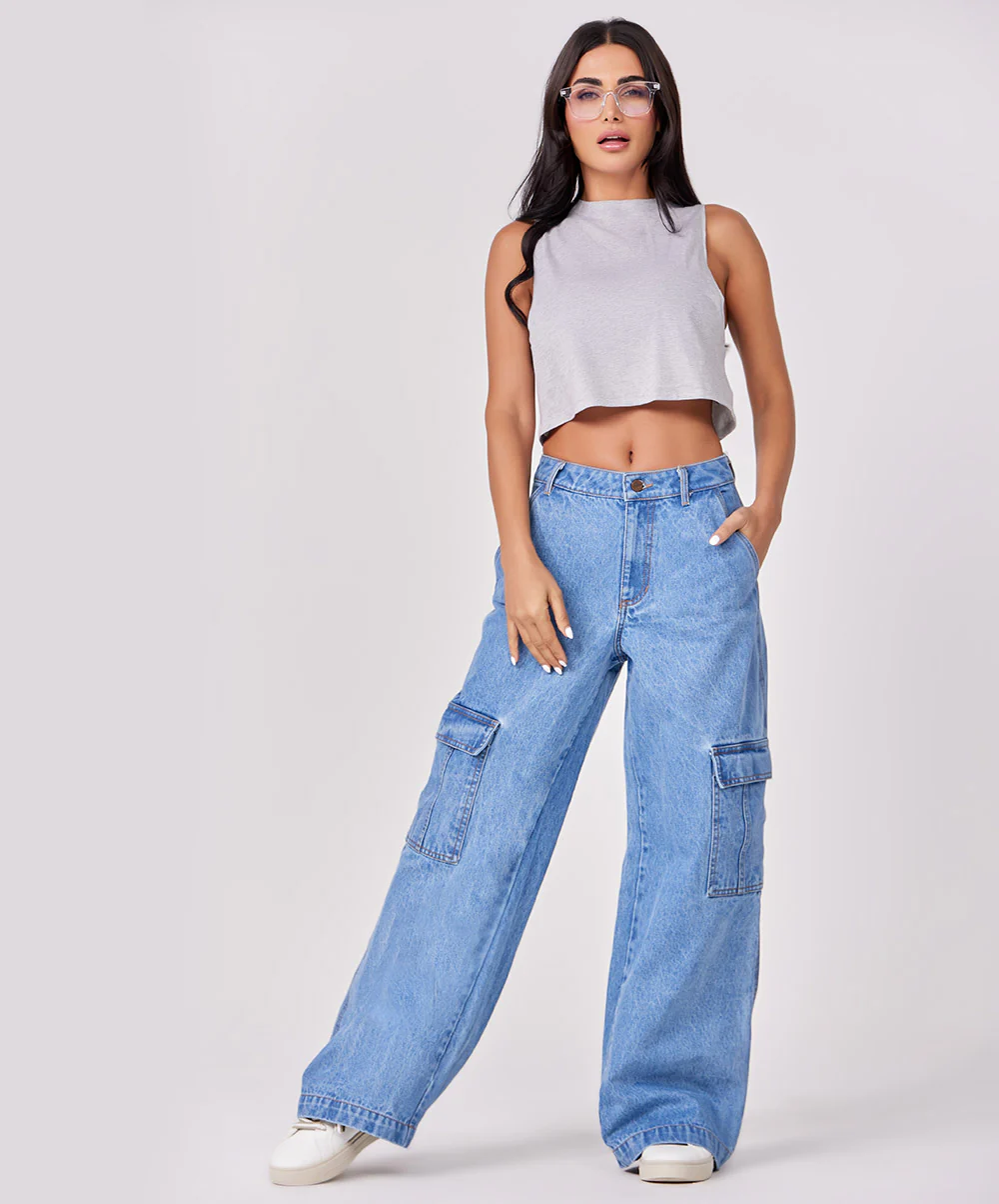 Cargo Denim Pant - Image 2