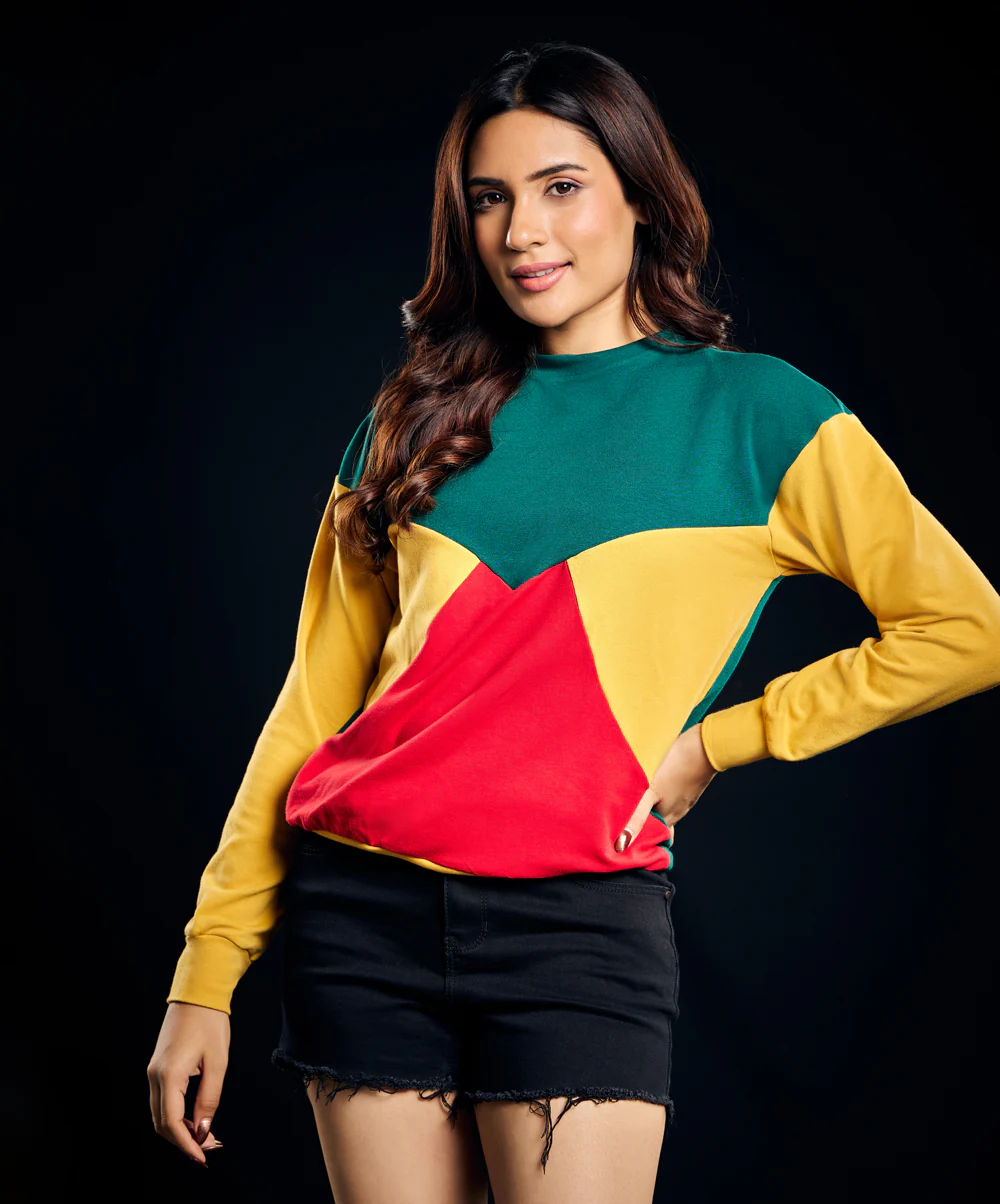 Curved Panel Long Sleeve Tshirt - Image 3
