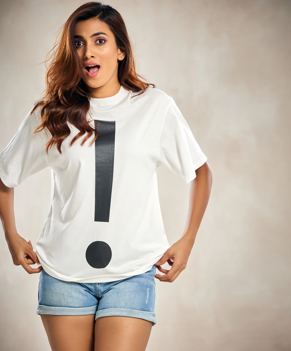 Exclamation Mark Oversized Tshirt - Image 3