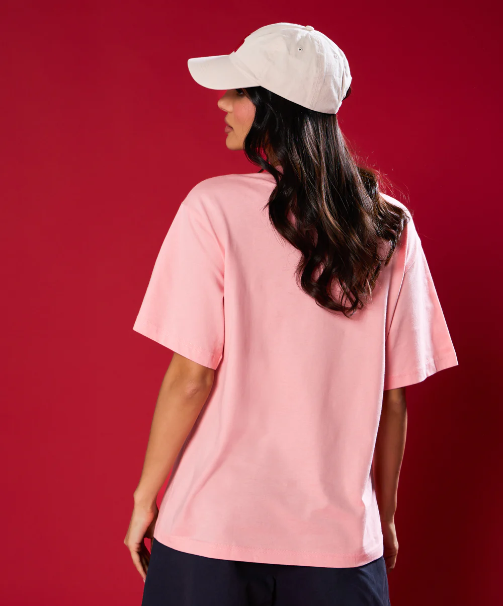 Fight Club Pink Colour Oversized Tshirt - Image 6