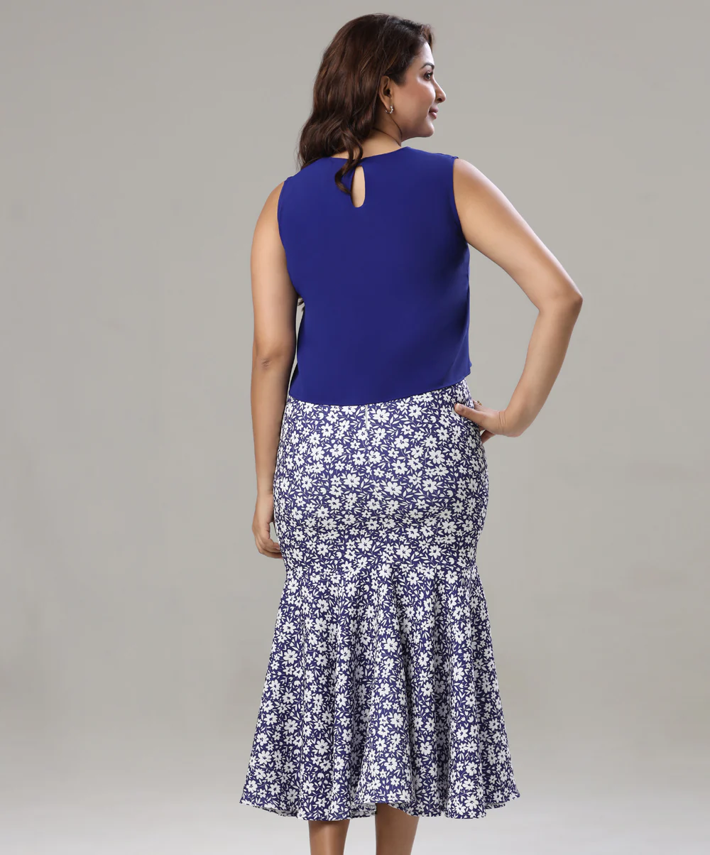 Fish Tail Printed Skirt - Image 2