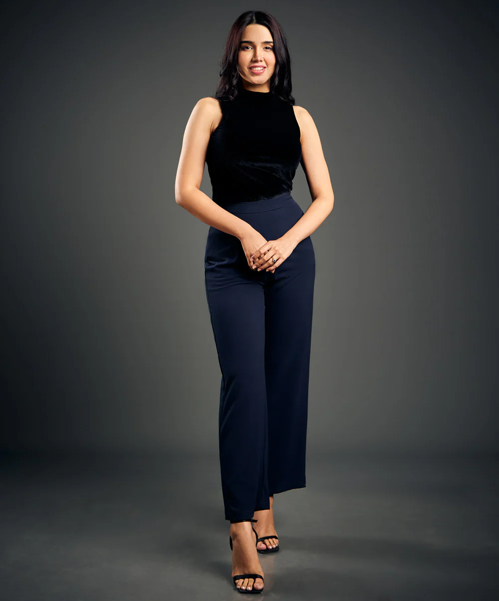 Flared Out Formal Blue Pant - Image 4