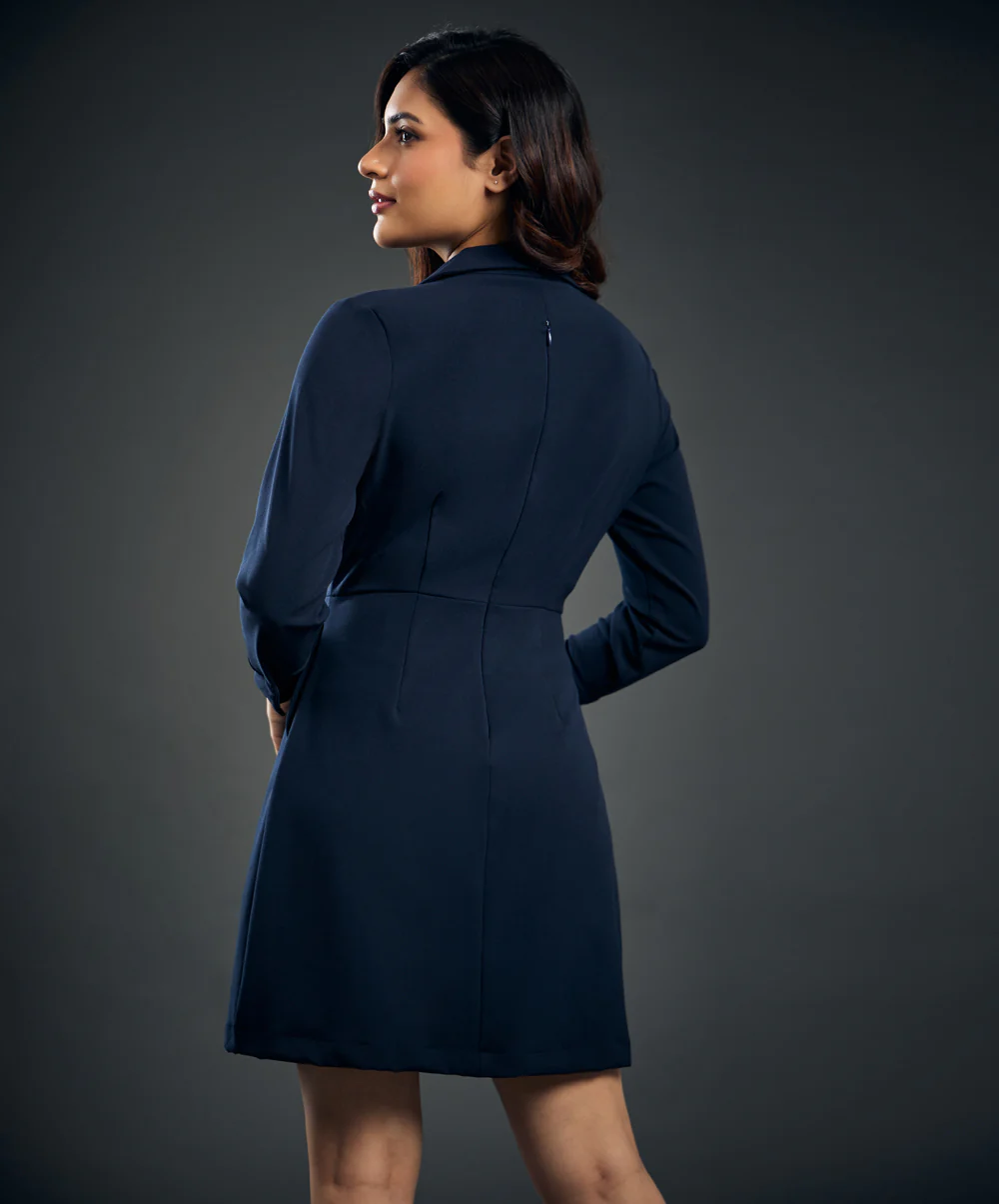 Front Dart Detailed Shirt Dress - Image 4