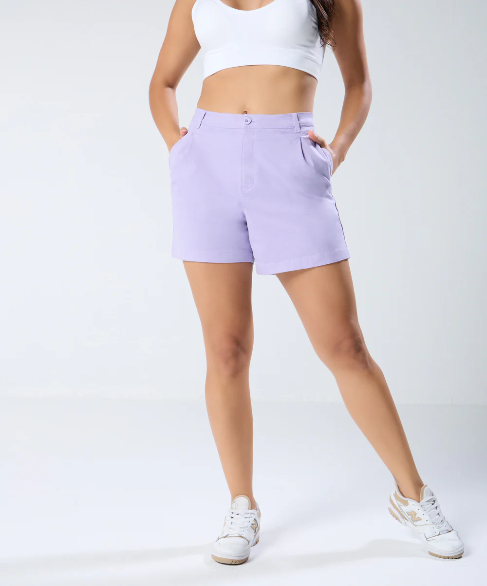 Lavender Pleated short - Image 3