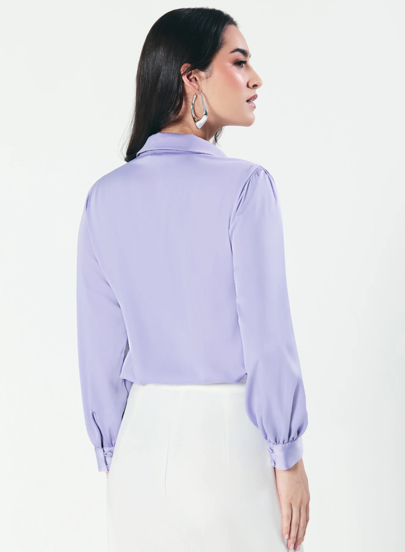 Long Sleeve Collared Shirt - Image 3