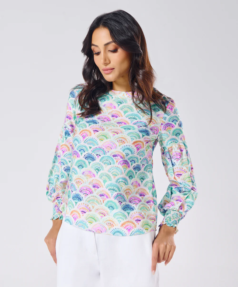 Long Sleeve Printed Top - Image 4