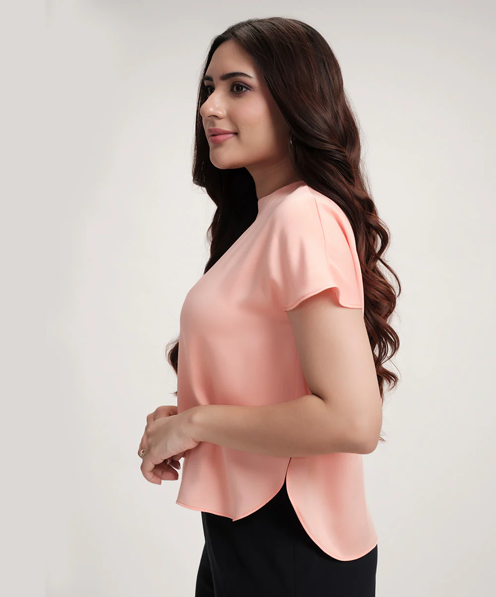 Loose Fitted Satin Top - Image 4