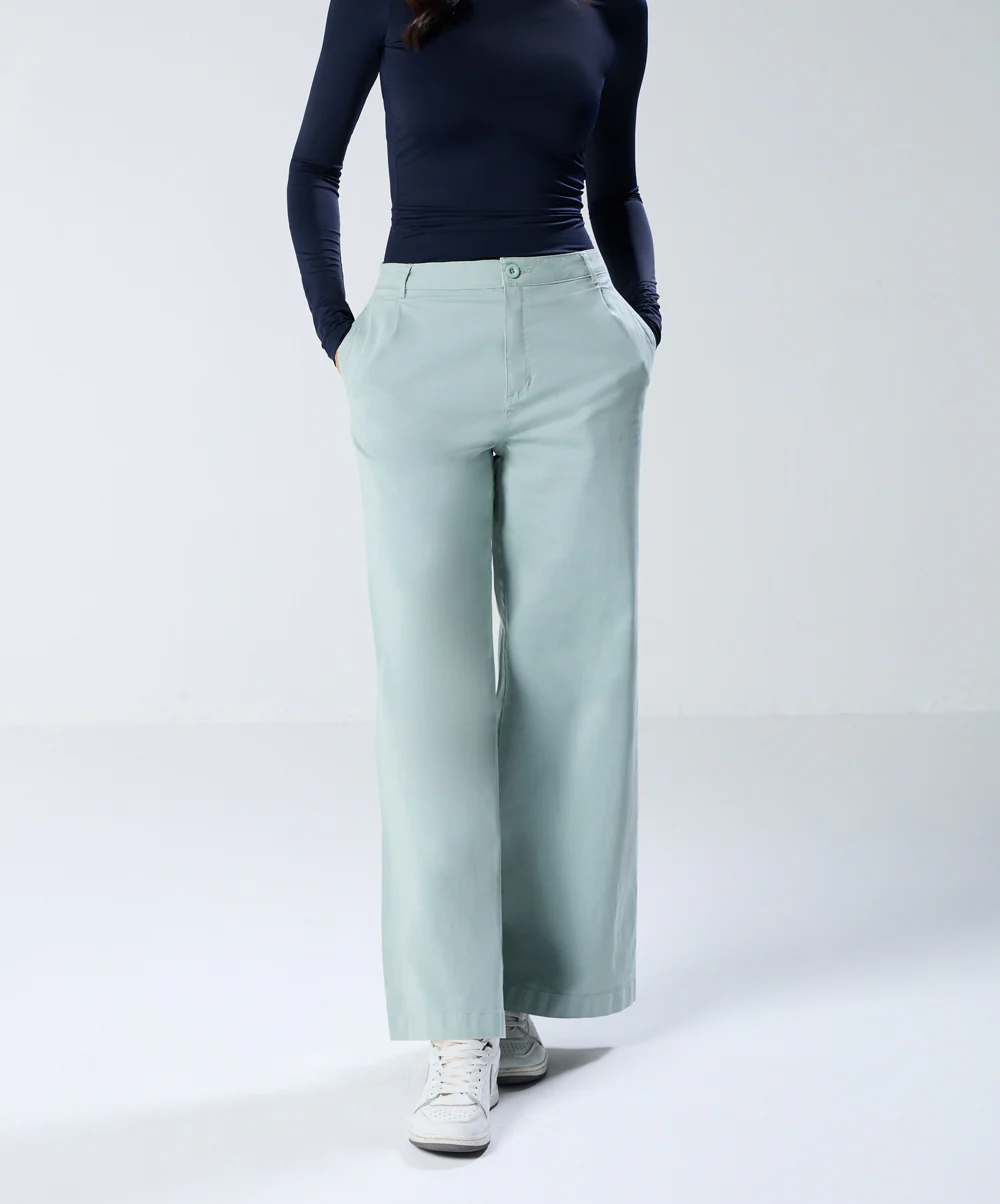 Mint Green Twill Pant (Long length) - Image 7