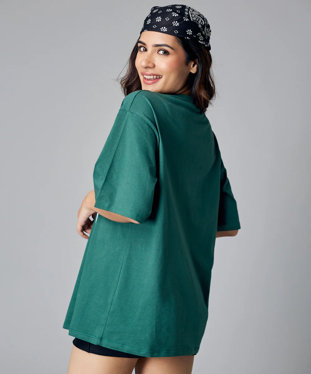 Oversize Green Pluto Tshirt - Image 4