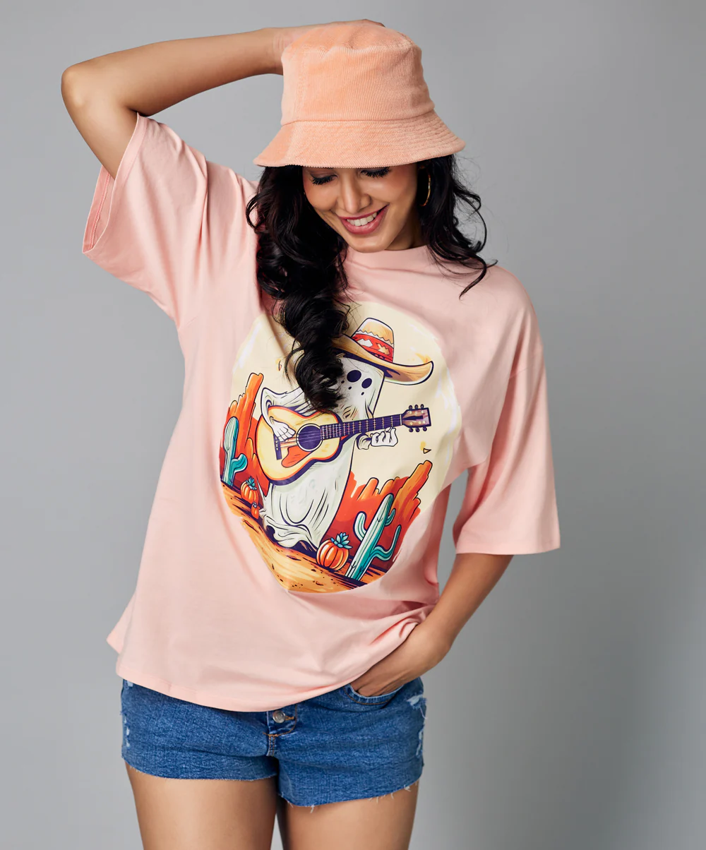 Oversize Light Pink Tshirt - Image 3