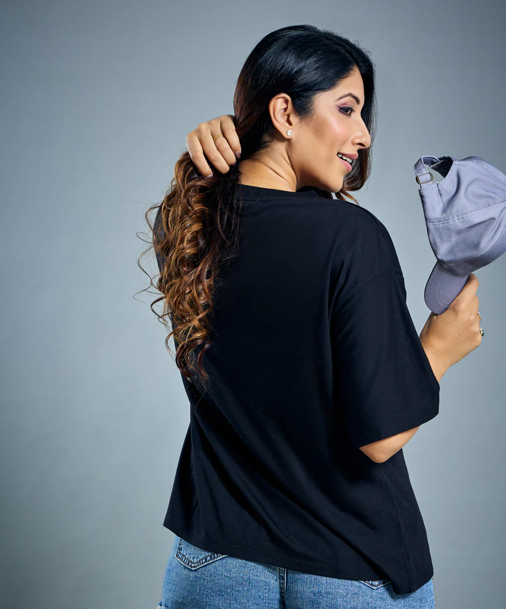 Oversized Black Tshirt - Image 2