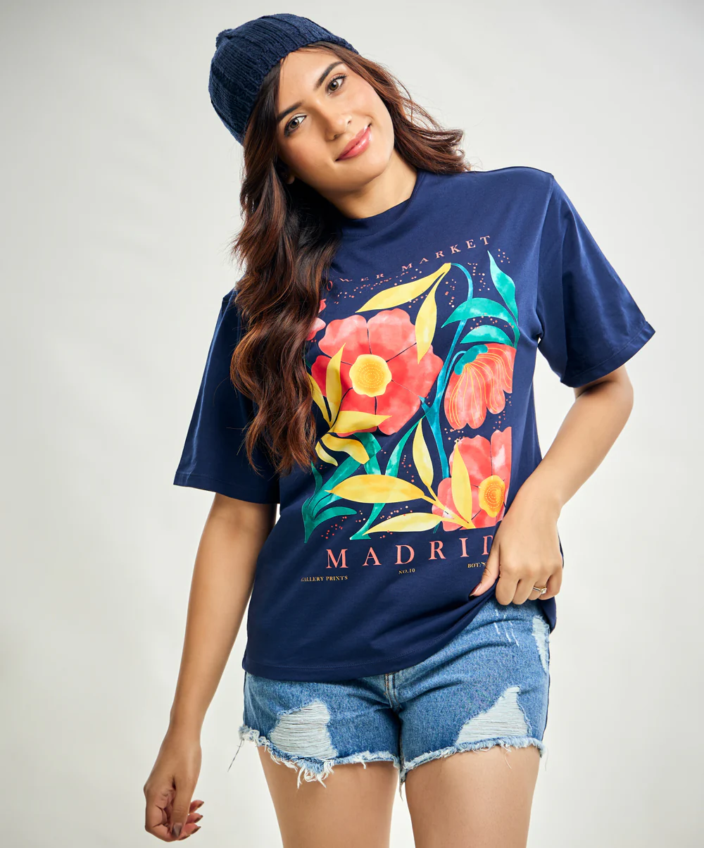 Oversized Blue Tshirt