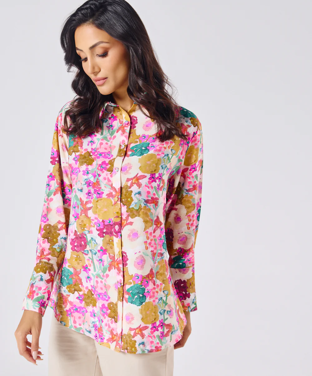 Oversized Printed Shirt - Image 3