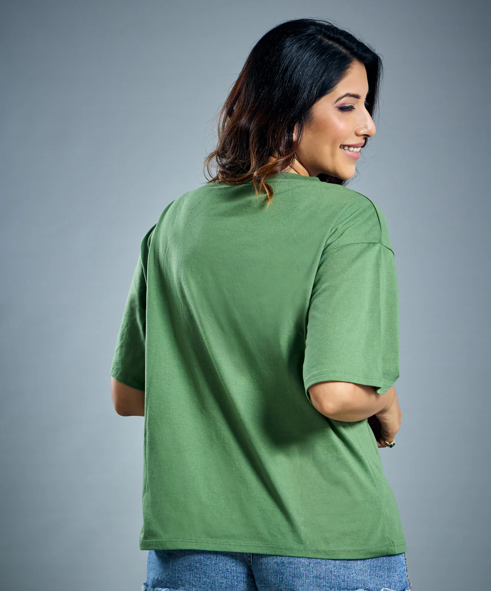 Oversized Green Tshirt - Image 2