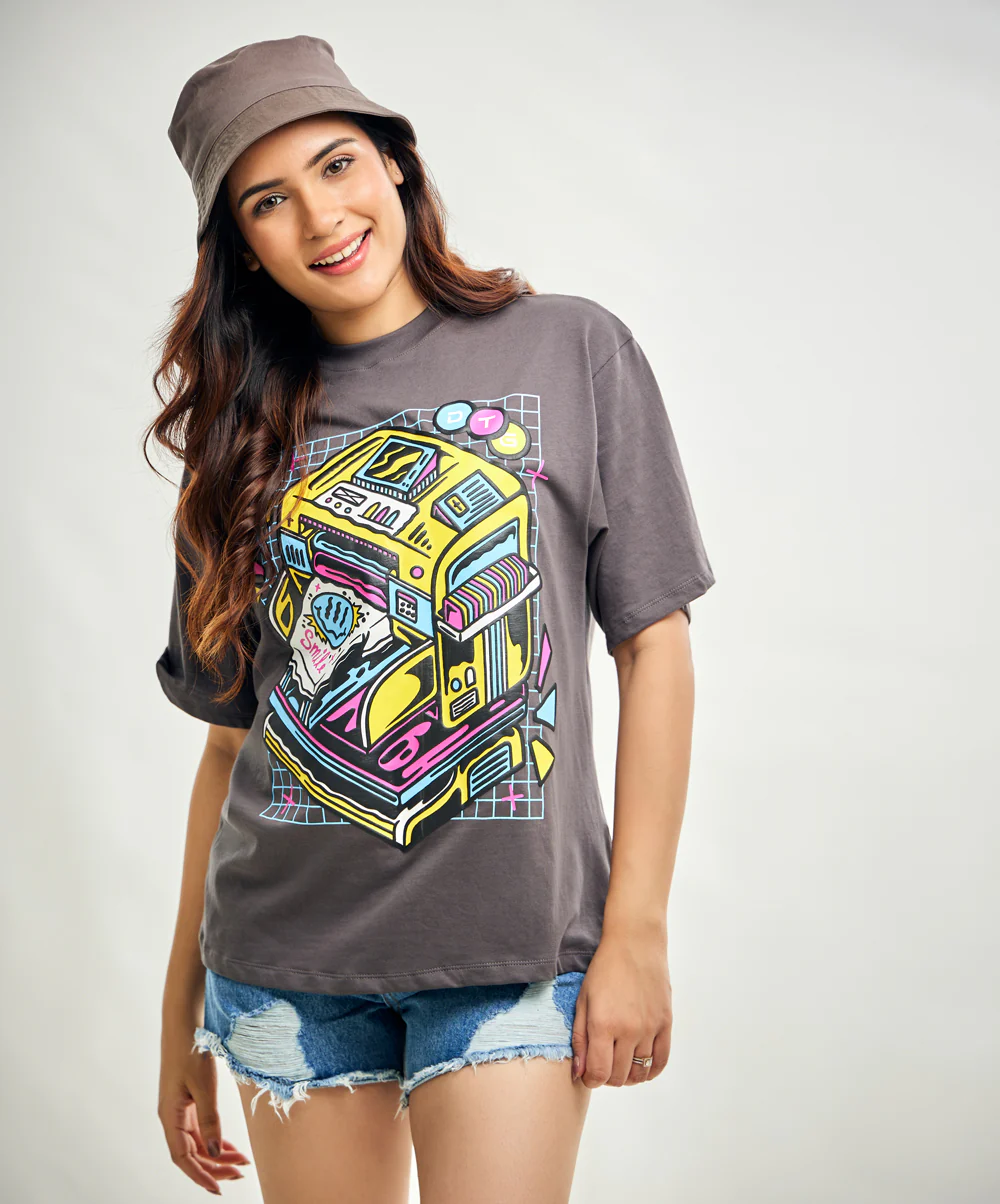 Oversized Grey Tshirt - Image 3