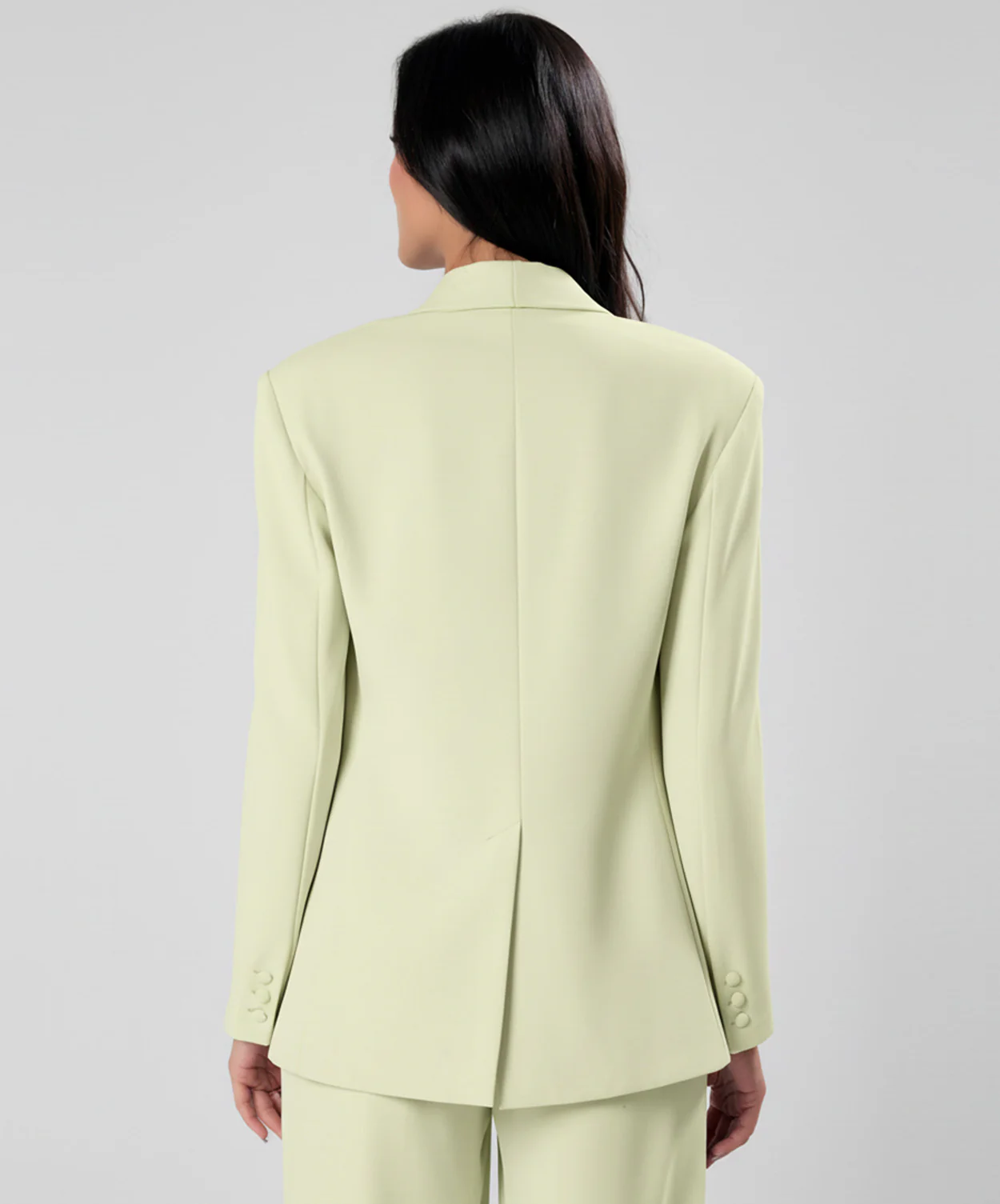 Oversized Mint Colour Blazer - Image 3