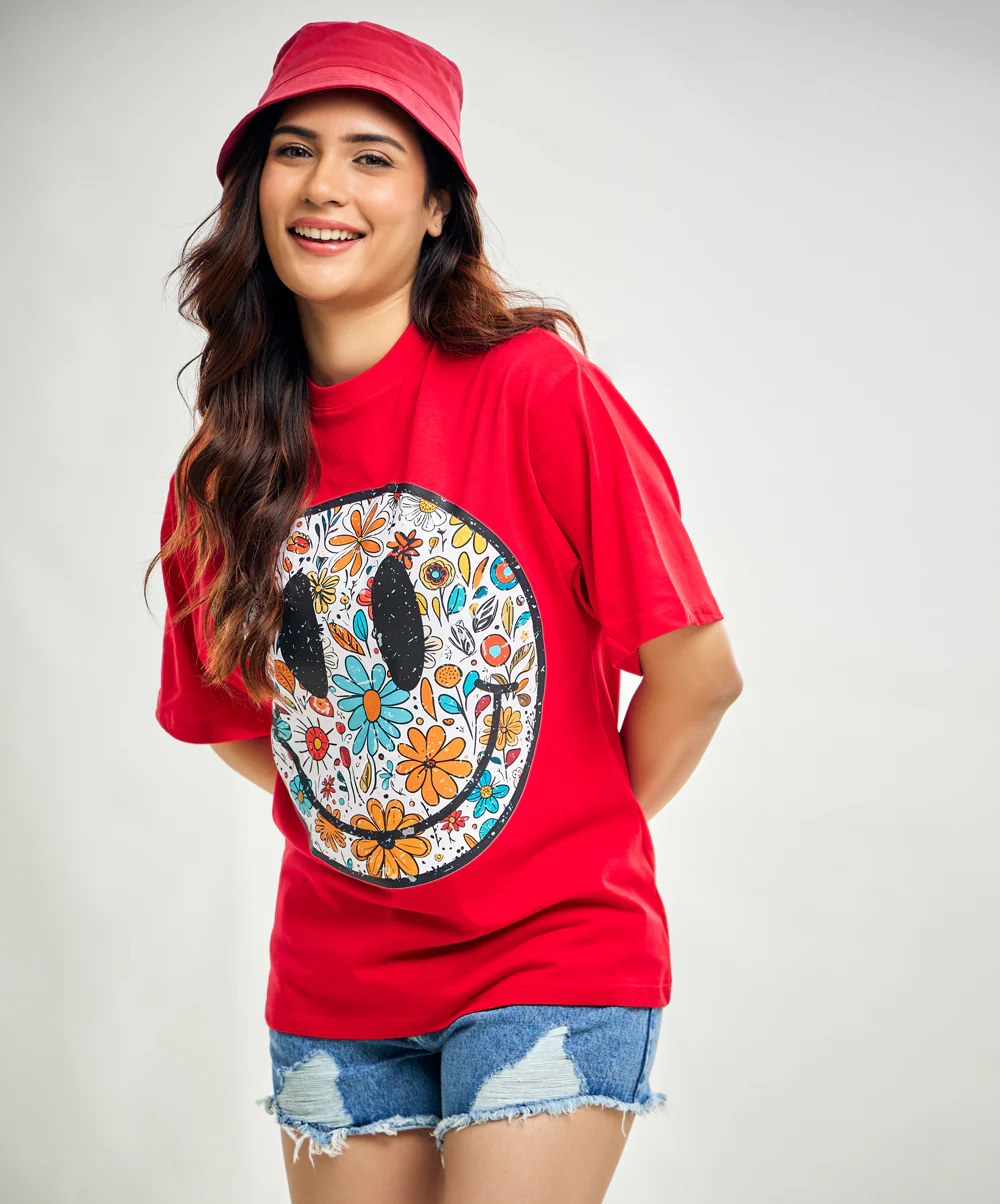 Oversized Red Tshirt - Image 2