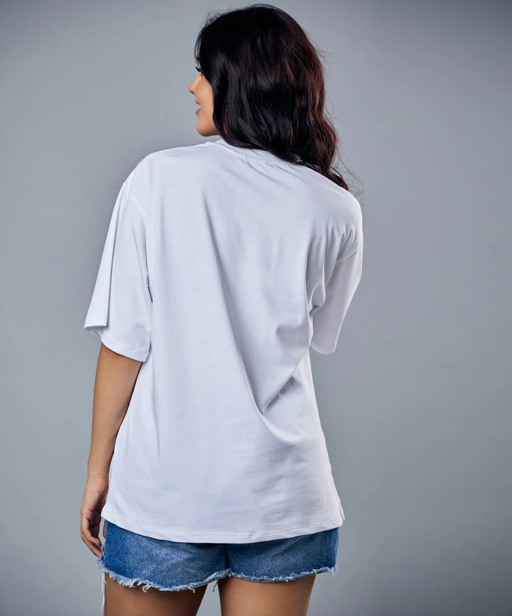 Pug In A Pocket Oversized Tshirt - Image 5