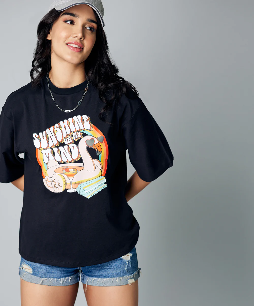 Sunshine In My Mind Oversize Tshirt - Image 2