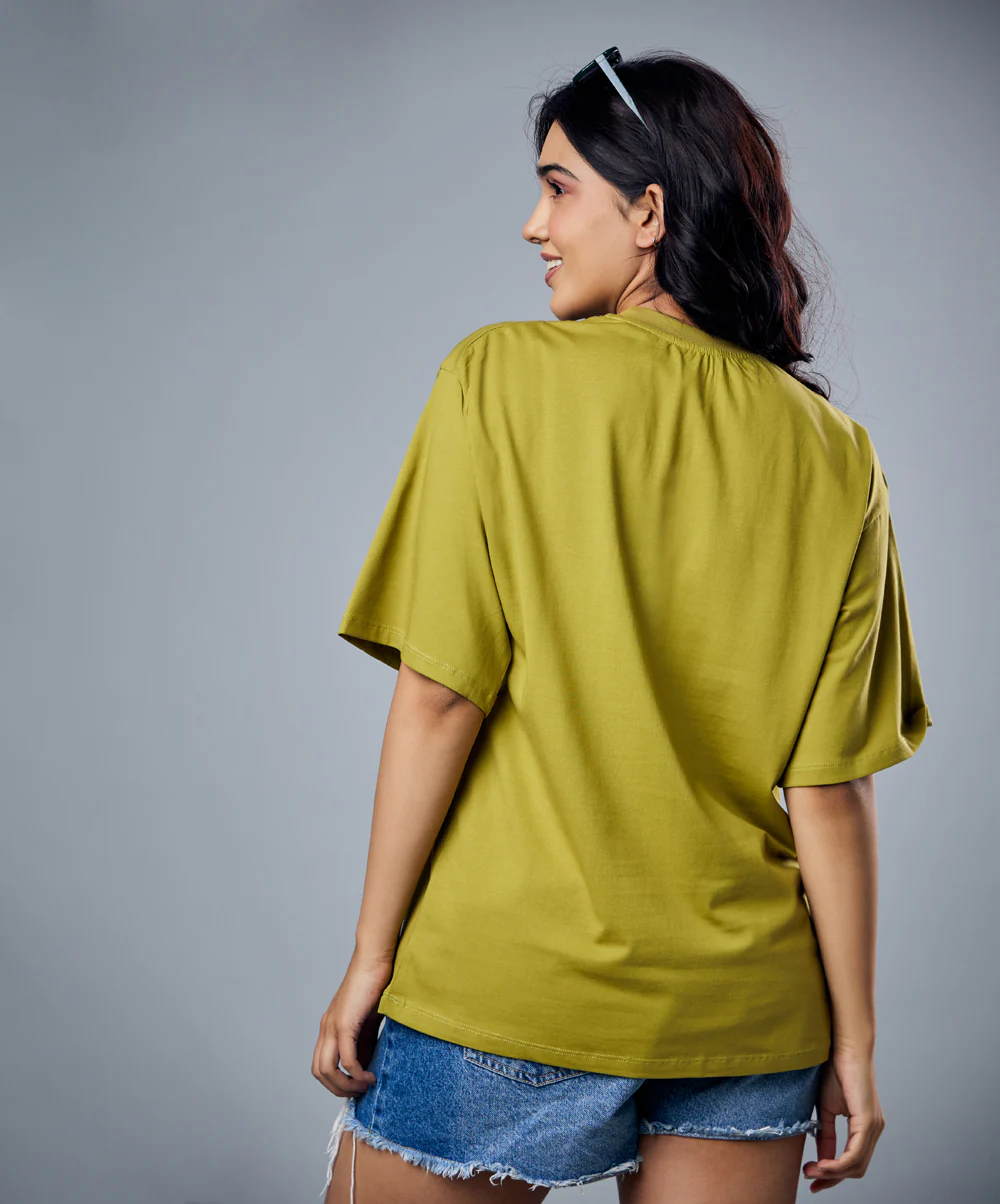 Tulip Flower Market Printed Oversized Tshirt - Image 4