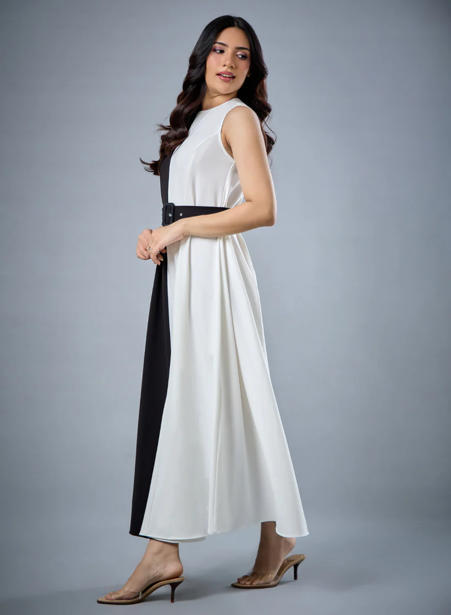 Two Tone Formal Dress - Image 6