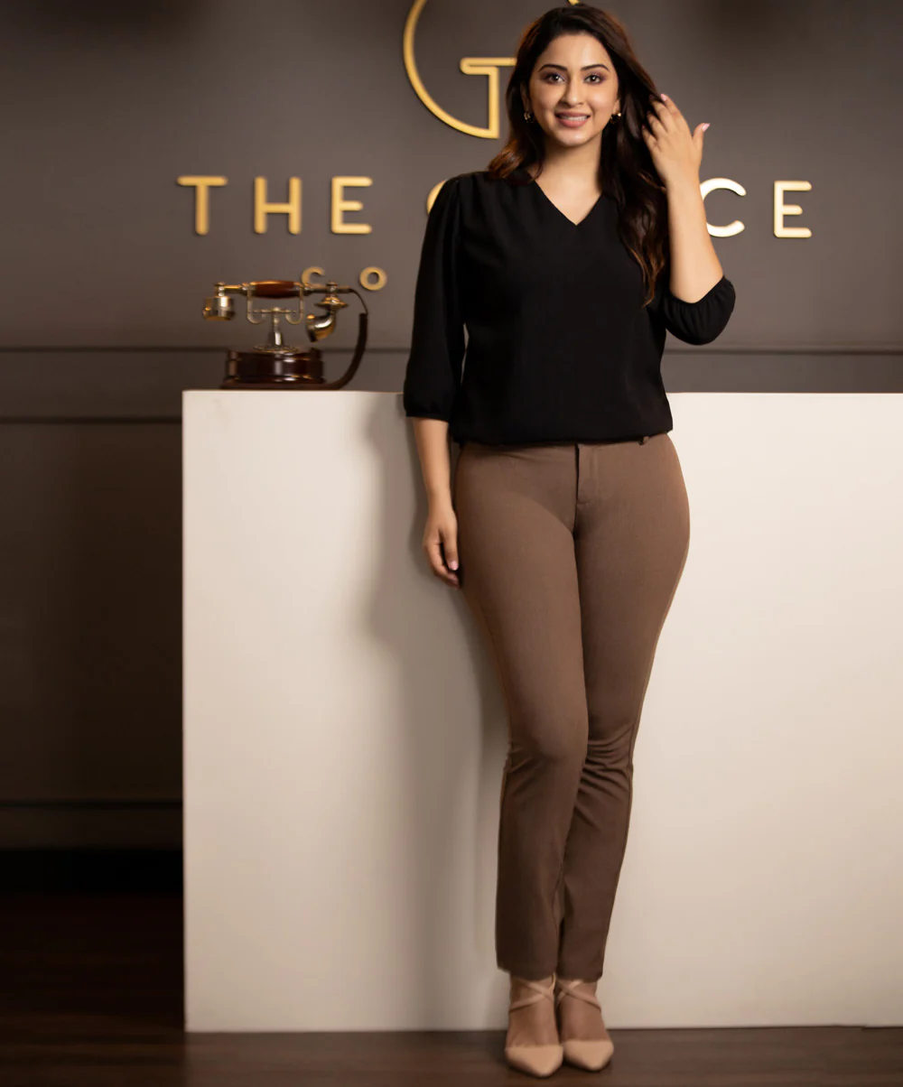 Brown Work Wear Pant